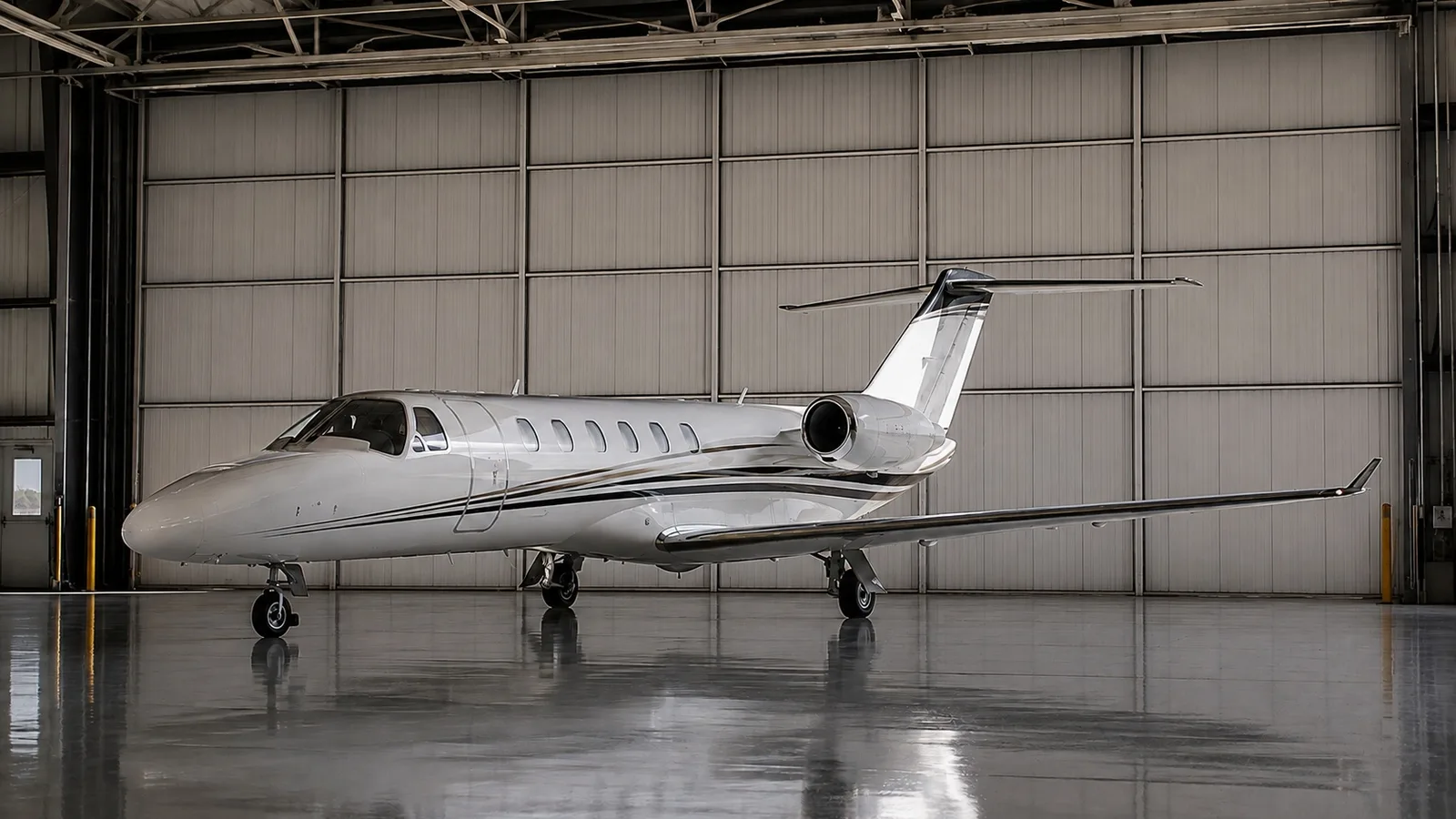 Aircraft prepared and ready for its next flight